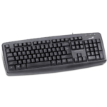 GENIUS USB KB, LOW PROFILE, LOW NOISE KEYS, SPILL-RESIST, GR