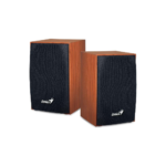 GENIUS SPEAKERS 1WAY, 2.0CH, 04W, WOODEN, BROWN, USB POWER