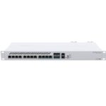 MikroTik CRS312-4C+8XG-RM, 650MHz, 64MB, 8x 10G Ethernet Ports, 4x 10G Combo Ports, USB, Dual PSU, L5