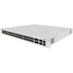 MikroTik CRS354-48P-4S+2Q+RM, 650MHz, 64MB, 48xGigabit, 4xSFP+, 2xQSFP+, 48x PoE+ 802.3at/af and 26V or 53V Passive PoE, L5