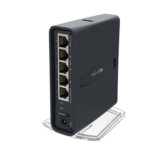 MikroTik RB952Ui-5ac2nD-TC, hAP ac lite Tower, 1.5dBi, 22dBm @ 2.4GHz, 2dBi, 23dBm @ 5GHz, 650MHz, 64MB, 5xEthernet, PoE out, USB, L4