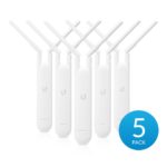 Ubiquiti UniFi UAP-AC-M-5 (5-pack), 3dBi, 20dBm, 300Mbps, 2x2 @ 2.4GHz & 4dBi, 20dBm, 867Mbps, 2x2 @ 5GHz, 1xGigabit, 183m